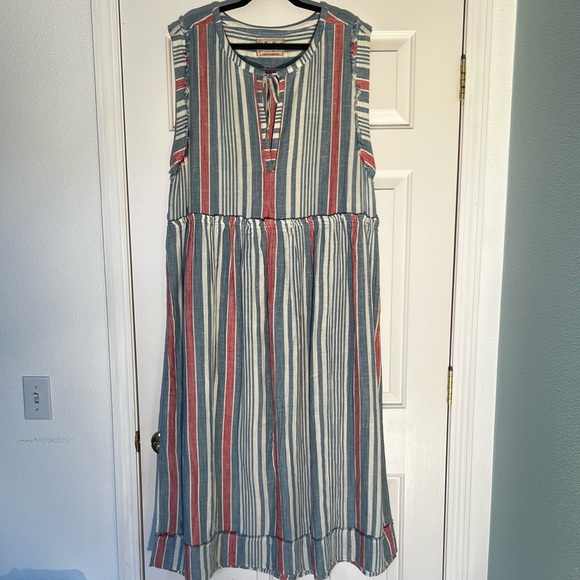 We The Free by FREE PEOPLE: “Surf Stripe Maxi “ Top. NWOT - Picture 4 of 12